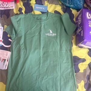Local Boy Outfitters Green Kids Short Sleeve Tee